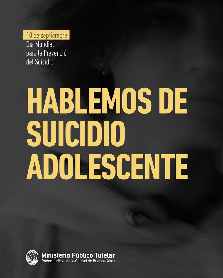 Este 10 de septiembre, el Ministerio Público Tutelar lanzó la campaña Este 10 de septiembre, el Ministerio Público Tutelar lanzó la campaña