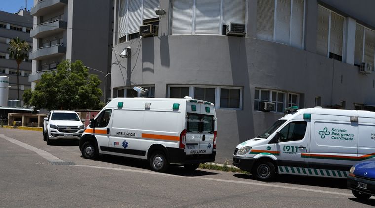 El presunto delincuente fue trasladado al Hospital Central.