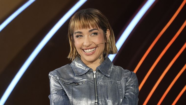 María Becerra y una presentación histórica. Foto: Telefe.