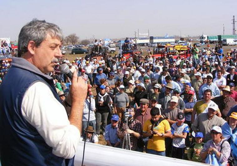 El presidente de la Federación Agraria Argentina, Eduarzo Buzzi. Foto: NA
