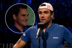 Matteo Berrettini El tenista italiano y su emoción al hablar de Federer.