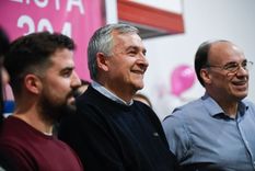 Gerardo Morales durante un acto político en Tierra del Fuego Foto: Twitter Gerardo Morales