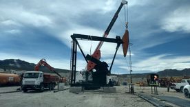 Extracción de petróleo en Mendoza.