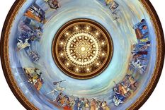 La cúpula del Teatro Colón.