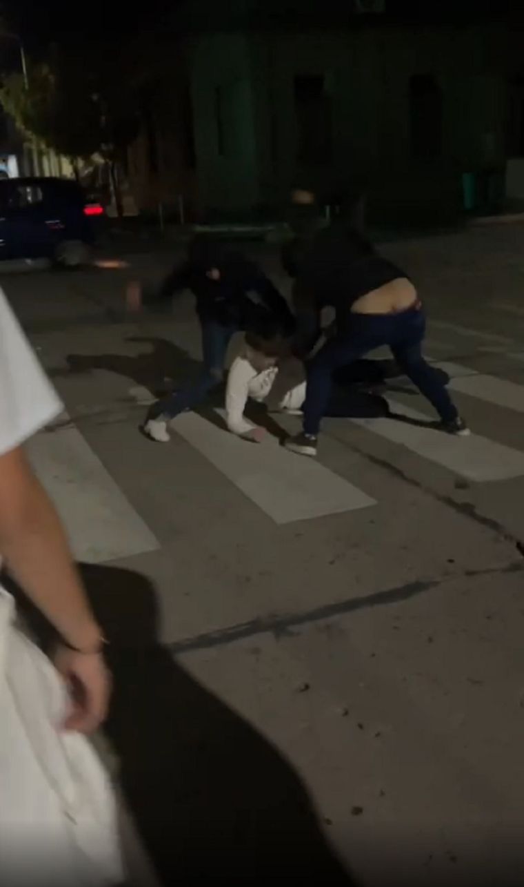 Así terminó el joven