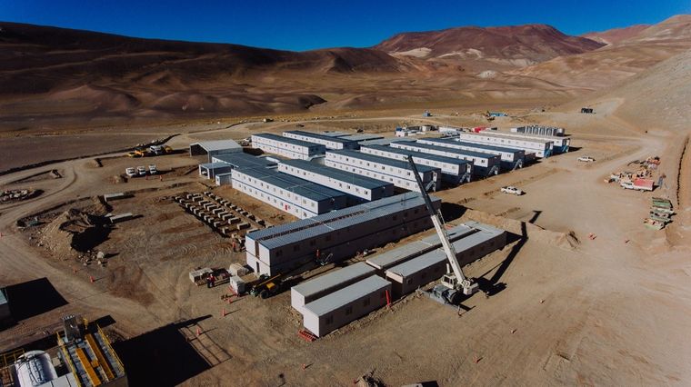 El campamento Batidero, a 4 mil metros de altura. Foto: Gentileza