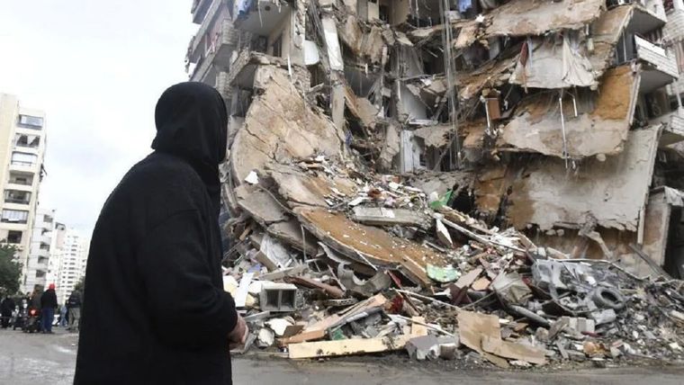 Los ataques israelíes destruyeron edificios enteros en Beirut. Foto: BBC