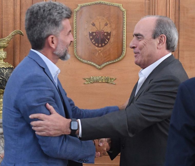 Ulpiano Suarez y Guillermo Francos Foto: X @UlpianoSuarez