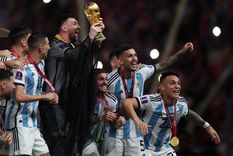 Argentina ya conoce el camino que deberá recorrer para bordarse la cuarta estrella mundial. Foto: NA