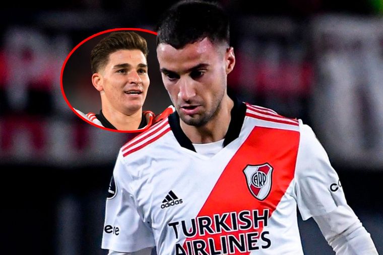 Mammana bromeó con la posibilidad de que Julián Álvarez se quede en River.