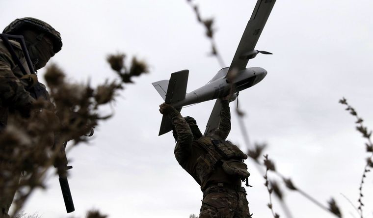 Rusia recibió un ataque de Ucrania con drones de ala fija. Foto Efe Rusia recibió un ataque de Ucrania con drones de ala fija. Foto Efe