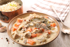 Blanquette de veau fácil y deliciosa: receta auténtica Foto: Shutterstock