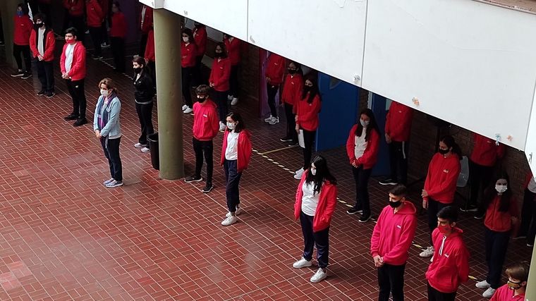 Alumnos del Departamento de Aplicación Docente de la UNCuyo. Foto: Facebook Dad - Departamento de Aplicación Docente