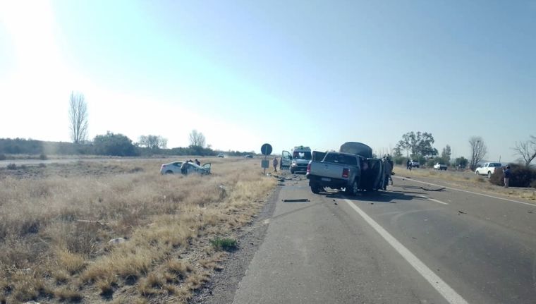 El accidente fue esta tarde Foto: Ministerio de Seguridad