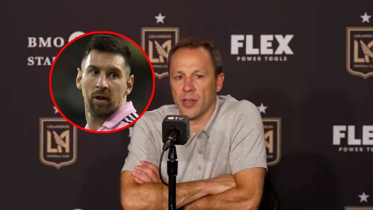 El DT de Los Ángeles FC fue lapidario al hablar del impacto de Messi en la MLS Foto: LAFC