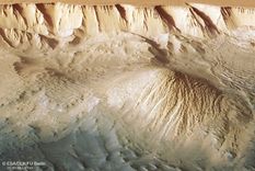 El mapa de China sobre Marte es el mejor logrado hasta ahora. Foto: ESA.