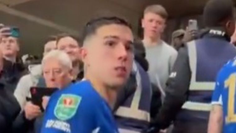 Enzo tuvo una reacción que se volvió viral Foto: Captura video