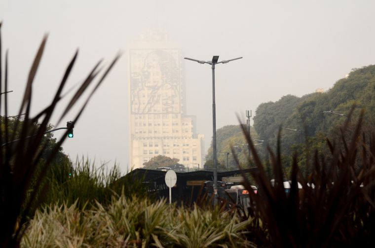 Niebla en la Ciudad de Buenos Aires.