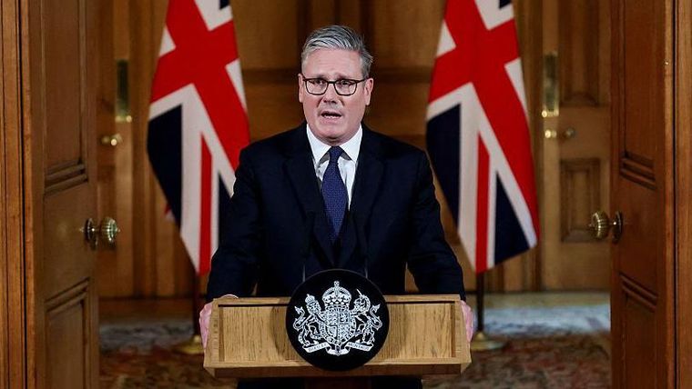 El primer ministro Keir Starmer expresó varias condiciones que le harían reconsiderar el reconocimiento del Estado palestino.