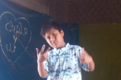 Se conoció una foto de “Pequeño J” de chico. Se conoció una foto de “Pequeño J” de chico.