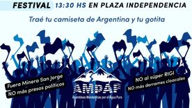 Marcha por el agua en Mendoza: cuándo y dónde será la convocatoria del 9 de Julio. Marcha por el agua en Mendoza: cuándo y dónde será la convocatoria del 9 de Julio.