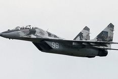 Los MiG-29 de Ucrania no son tan avanzados como algunos de los cazas de Rusia. Foto: GETTY IMAGES