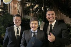 Javier Milei despidió al activista Charlie Kirch con una foto de cuando se conocieron.