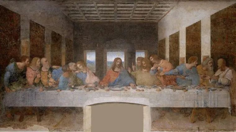 La representación más famosa de los apóstoles: La Última Cena de Leonardo da Vinci. Foto: DOMINIO PÚBLICO.