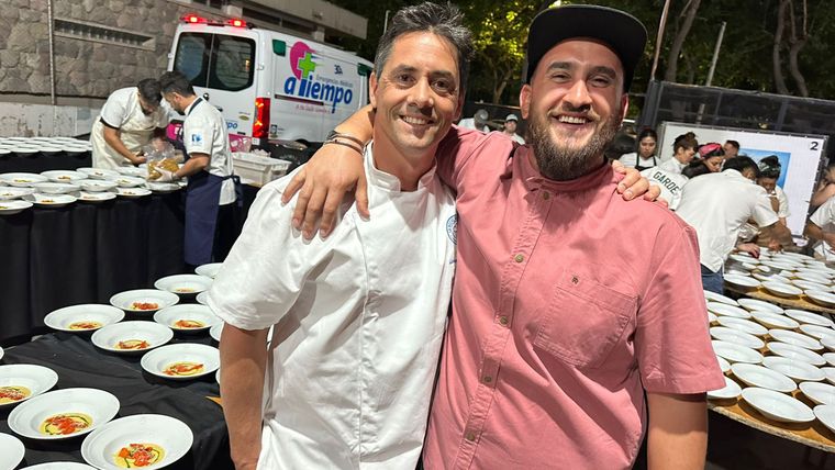 Lucas Olcese y Luan Fernández. Lucas Olcese y Luan Fernández.