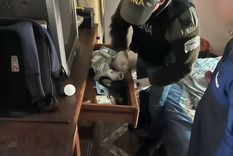 Hallaron estupefacientes en domicilios de Guaymallén Foto: Gendarmería Nacional