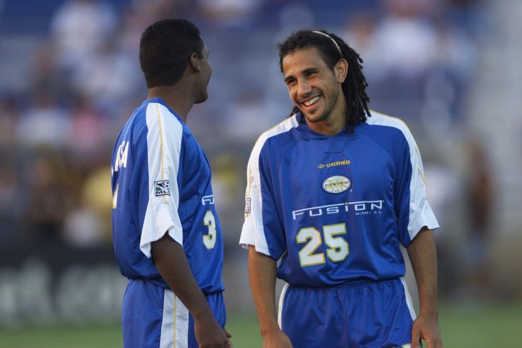Pablo Mastroeni fue una de las figuras del ahora extinto Miami Fusion. Pablo Mastroeni fue una de las figuras del ahora extinto Miami Fusion.