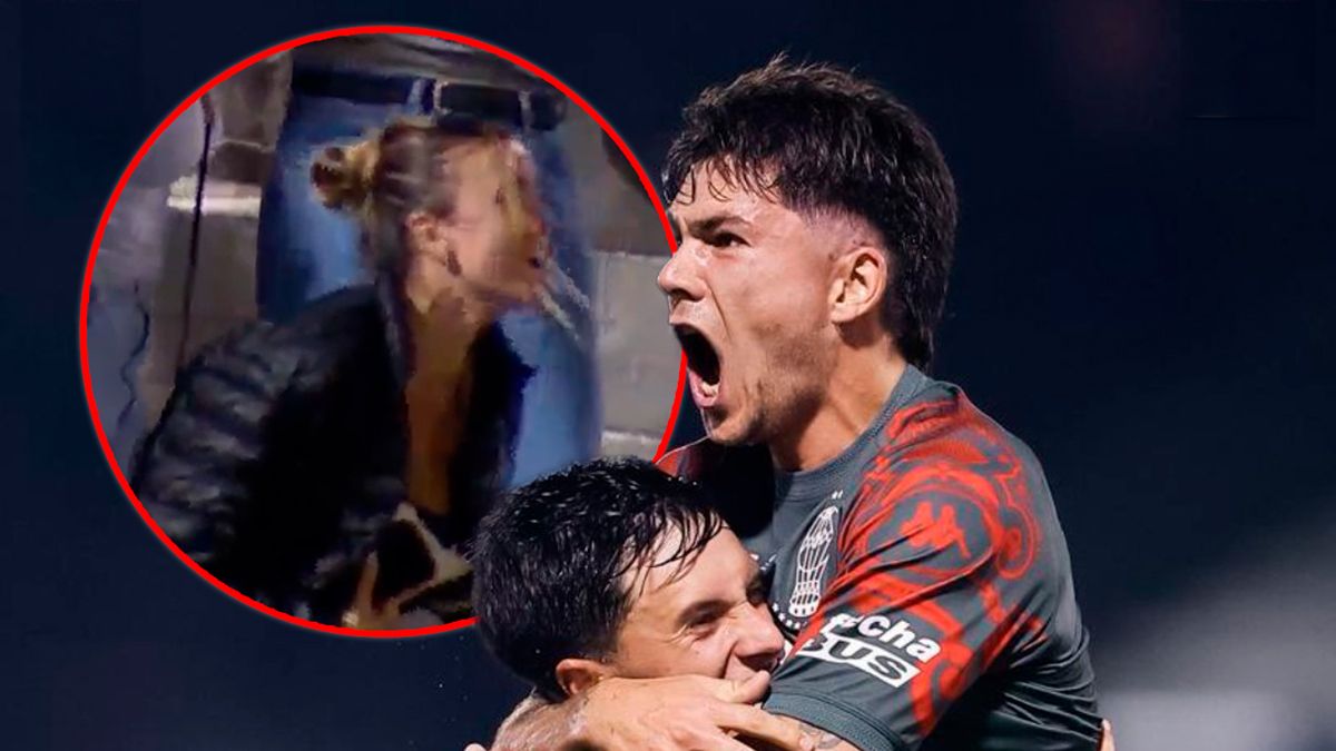 Lucas Blondel marcó un golazo para Huracán: el festejo de Morena Beltrán en la tribuna