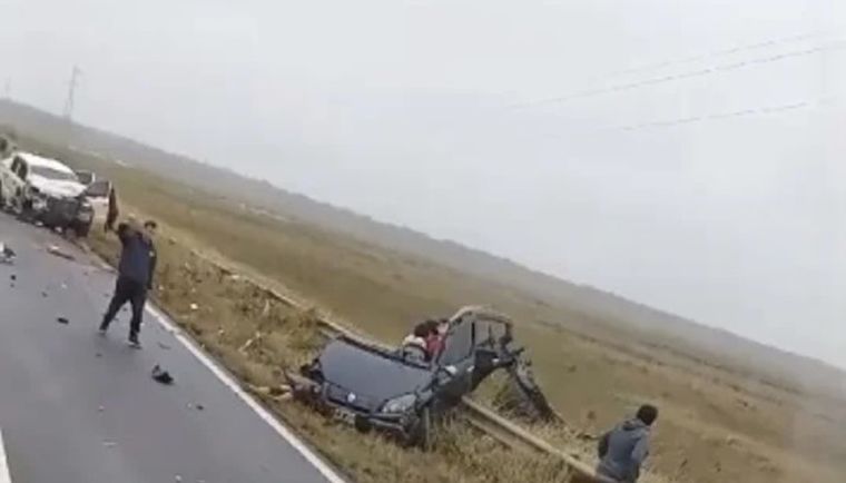 Corrientes: Cinco personas murieron tras un impactante choque en la Ruta Nacional 14 Foto: Urgente Santo Tomé