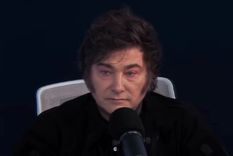 Javier Milei con Alejandro Fantino a un año de su gestión al frente de la administración libertaria. Foto: Captura de video