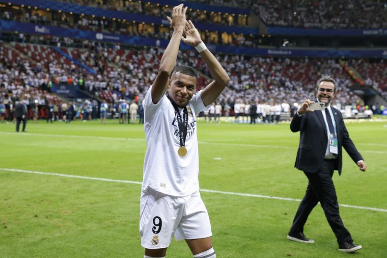 Kylian Mbappé se perdió el debut del Real Madrid en el Mundial de Clubes. Foto: EFE Kylian Mbappé se perdió el debut del Real Madrid en el Mundial de Clubes. Foto: EFE