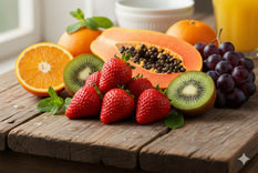 La frutas que aportan colágeno natural. Fuente: IA Gemini. La frutas que aportan colágeno natural. Fuente: IA Gemini.