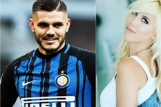 icardi galantea a wanda, y ella lo deja fuera de la cancha