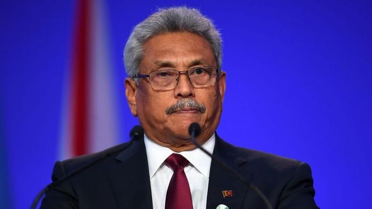 Gotabaya Rajapaksa huyó de Sri Lanka Foto: GETTY IMAGES