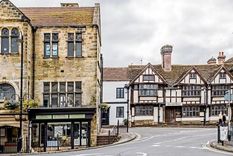 El pueblo de East Grinstead tiene muchos edificios que son patrimonio arquitectónico. Foto: LUISE BERG-EHLERS/ALAMY