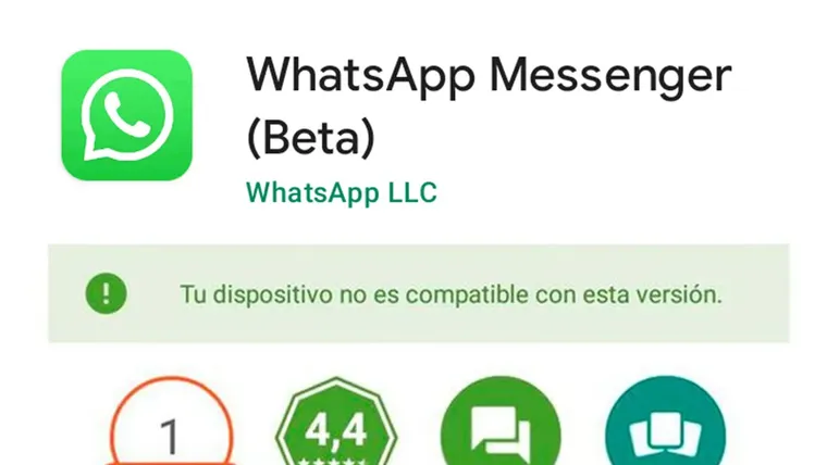 La plataforma WhatsApp suspenderá el acceso a los sistemas de mensajería en las interfaces que no alcancen la versión 15.5. La plataforma WhatsApp suspenderá el acceso a los sistemas de mensajería en las interfaces que no alcancen la versión 15.5.