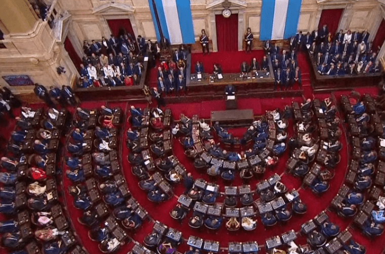 Javier Milei en el Congreso de la Nación Javier Milei en el Congreso de la Nación