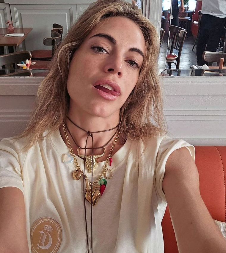 Así fueron los looks elegidos por Emilia Attias para pasear por París Foto: Instagram
