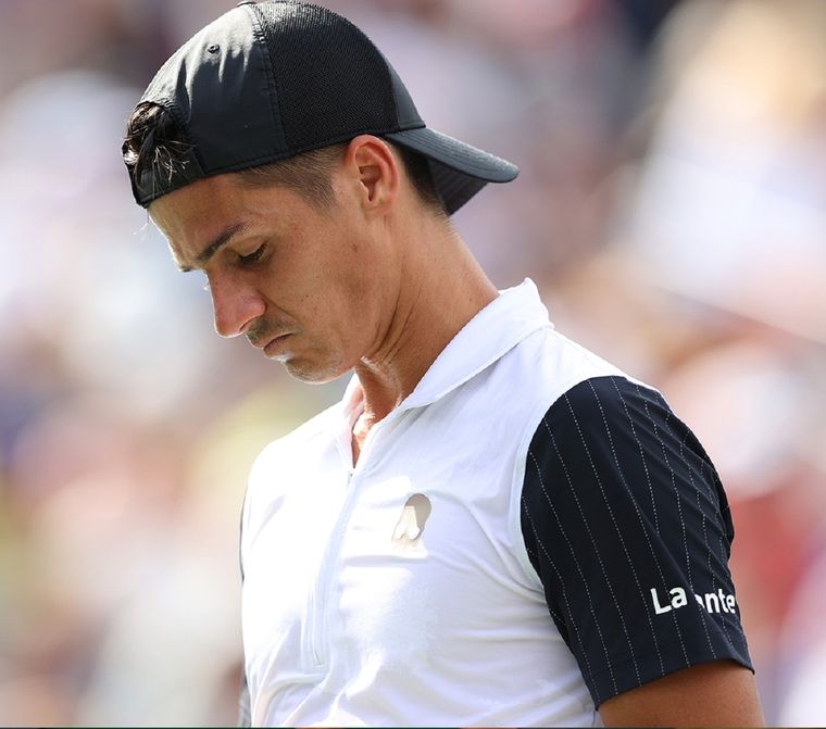 Federico Coria fue eliminado en primera ronda. Foto: @ESPNtenis