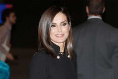 Letizia lució hermosa.