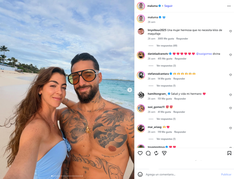 Susana Gómez y Maluma son pareja hace casi cinco años. Susana Gómez y Maluma son pareja hace casi cinco años.