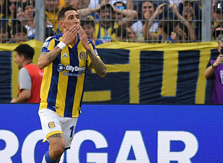 Estrategia y viveza criolla. Ángel Di María confesó cómo planearon el córner olímpico ante Boca y apuntó al arquero rival.&nbsp;