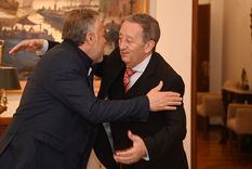 Alfredo Cornejo y Celso Jaque Foto: Gobierno