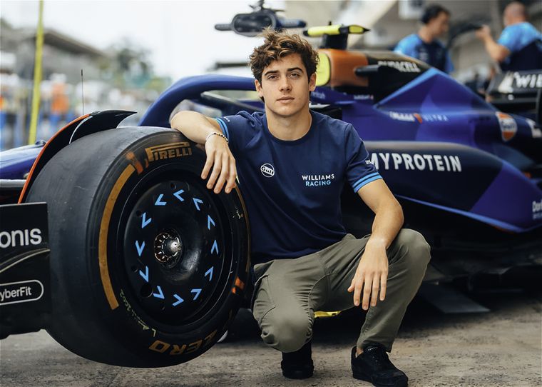 Franco Colapinto debutó en F1. Foto: NA