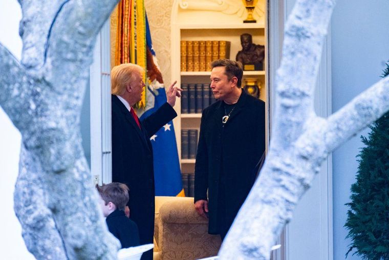 Trump y Elon Musk se han enfrenado en público esta semana.