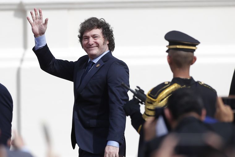 Javier Milei cumple 6 meses de gestión y un economista analizó sus primeras medidas Foto: EFE